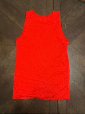 a new day Men's Bright Red Tank Top Sleeveless Shirt